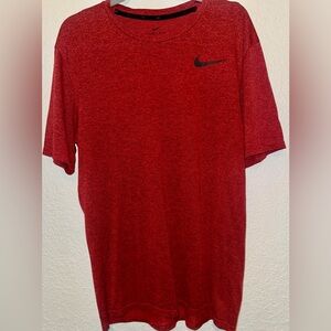 Nike Dri Fit heathered knit t-shirt